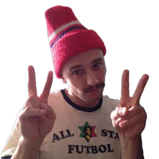 ✌ ALL STAR FUTBOL hombre, sombrero, camiseta, fútbol whatsapp sticker