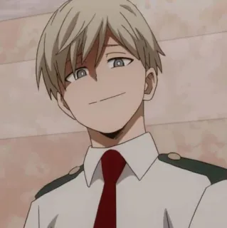 🖇 Neito Monoma My Hero Academia Anime, Manga, Personaje, Monoma, My Hero Academia, Estudiante, Héroe, Pelo blanco telegram sticker