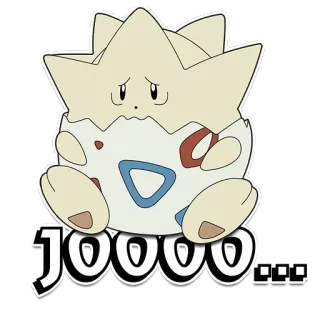 😟 Togepi Pokemon JOOOOO... Pokemon, Togepi, niedlich, Anime, traurig, jo whatsapp sticker