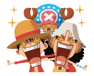 @GreySunders || Chibi One Piece Animated telegram stickers