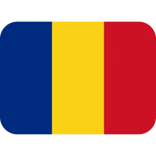🇷🇴 bandera, Rumanía, rumano, símbolo, nación, país telegram sticker
