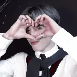 🀄 사람, 하트, 제스처, 사랑, kpop, 아이돌, 남자, 귀여운 whatsapp sticker