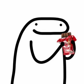 🍫 florkofcows, chocolate, kitkat, cartoon, food, snack telegram sticker