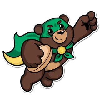 💪 orso, supereroe, rugby, calcio, animale, adesivo whatsapp sticker
