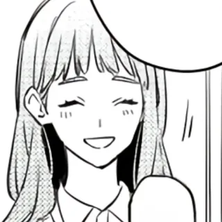🧸 Manga, Anime, Frau, Mädchen, Cartoon, Fröhlich, Lächeln telegram sticker