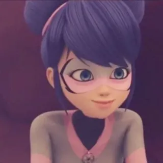 💕 Marinette Dupain-Cheng Miraculous: Tales of Ladybug & Cat Noir cartoon, anime, superhero, marinette, ladybug whatsapp sticker