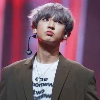 😘 one homew two homew kpop, cantante, masculino, celebridad, chanyeol, exo telegram sticker