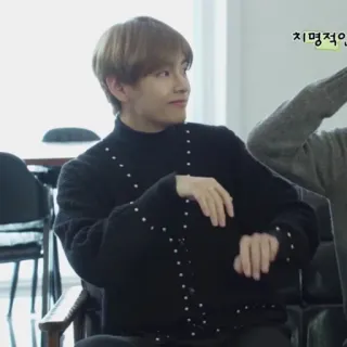 💬 치명적인 koreanisch, promi, hübsch, mann, v, bts whatsapp sticker