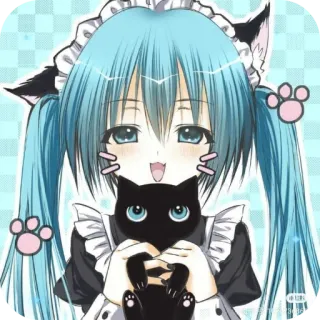 🥰 Hatsune Miku Vocaloid telegram sticker