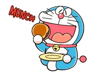 Doraemon Animated Onomatopoeia telegram stickers