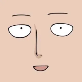 🥊 Saitama One Punch Man Anime, One Punch Man, Saitama, Śmieszne, Meme, Bezwyrzaźny telegram sticker