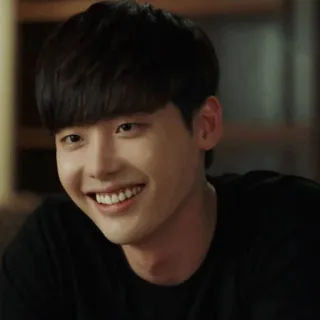 🥀 Lee Jong-suk actor, man, smile, korean, celebrity telegram sticker