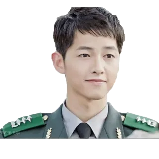 😊 pria, seragam, militer, potret, korea, tentara whatsapp sticker