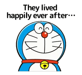 Doraemon's Animated Wisdom whatsapp stickers