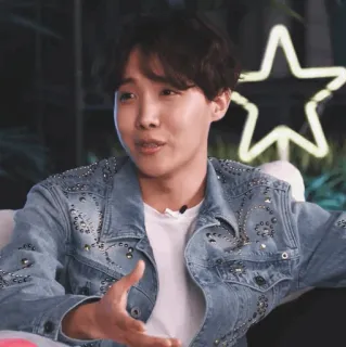 ☁ J-Hope J-Hope, BTS, K-Pop, Muzyk, Południowokoreański, Gwiazda, Mężczyzna, Piosenkarz whatsapp sticker