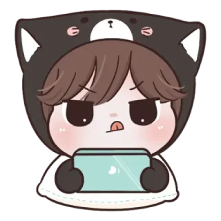 ☁️ Kartun, Anime, Stiker, Karakter, Beruang, Hoodie, Gim whatsapp sticker