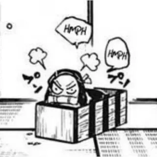 😡 HMPH
HMPH Anime, Manga, En colère, Boîte, Dessin animé, Mignon telegram sticker