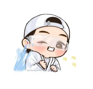 🌟 @smal.rayan.925 SD, 만화, 귀여운, 소년, 귀엽다, 한국, 사람, 스티커 telegram sticker