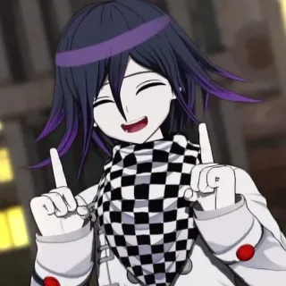 😄 Kokichi Oma Danganronpa Аниме, Персонаж, Кокичи Ома, Danganronpa telegram sticker