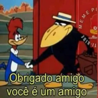 🤝 Obrigado amigo
você é um amigo ขอบคุณ, เพื่อน, การ์ตูน, นก, มิตรภาพ telegram sticker