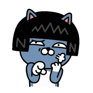 💬 gato, dibujos animados, animal, lindo, pegatina telegram sticker