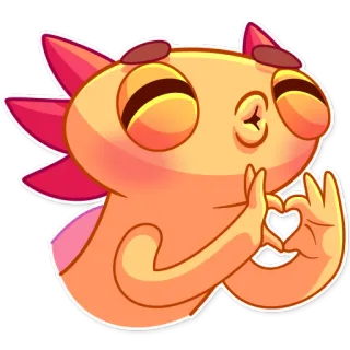 😘 sticker, cartone animato, personaggio, cuore, amore telegram sticker