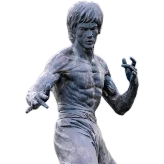 👊 Bruce Lee bruce lee, martial arts, statue, actor, fighter, kung fu telegram sticker