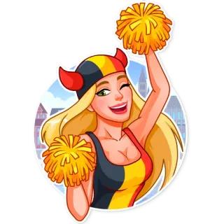 Cheerleaders 2018 whatsapp stickers