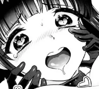 😍 Anime, Mangá, Chorando, Emocional, Triste telegram sticker