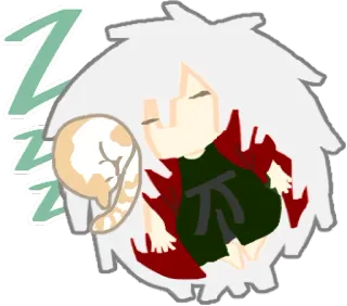 😴 ZZZ 睡觉, 睡眠, zzz, 猫, 动漫, 午睡, 卡通 telegram sticker
