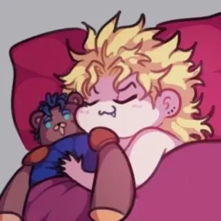 😴 dormir, lindo, dibujos animados, durmiendo, osito de peluche, anime, kawaii telegram sticker
