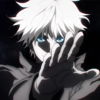 🤍 Gojo Satoru Jujutsu Kaisen anime, manga, gojo, satoru, jujutsu kaisen, sorcerer telegram sticker
