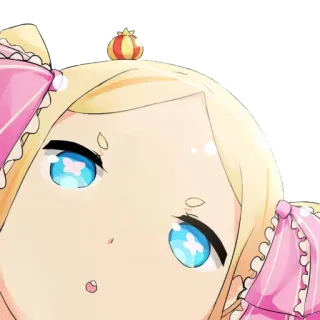 😲 Beatrice Re:Zero Anime, Niedlich, Mädchen, Charakter, Fanart telegram sticker