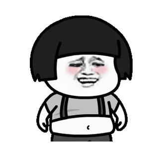 ➖ Cartone animato, Personaggio, Emoticon, Espressione, Sticker, Arte digitale telegram sticker