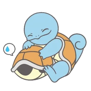 💬 Squirtle Pokemon Squirtle, pokemon, cartoon, turtle, cute telegram sticker