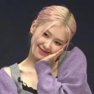 🌹 Rose Rose, K-pop, Blackpink, penyanyi, idola, selebriti telegram sticker