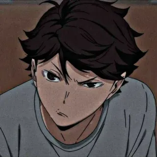🤨 Oikawa Tooru Haikyuu!! anime, haikyuu, oikawa tooru, manga, character, volleyball telegram sticker