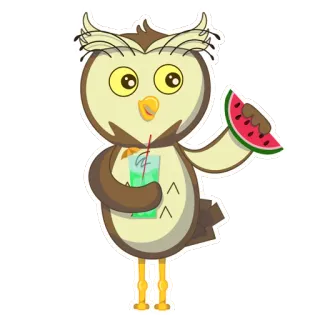 Совушка telegram stickers