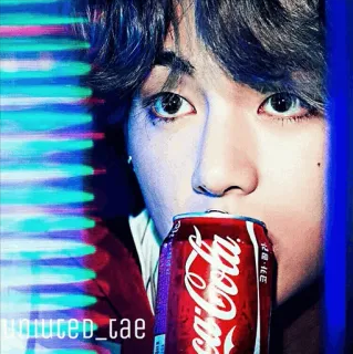💎 코카-콜라 Coca-Cola, Soda, Getränk, Erfrischungsgetränk, Koreanisch whatsapp sticker