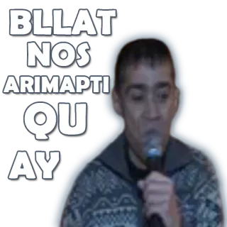 🙁 BLLAT
NOS
ARIMAPTI
QU
AY whatsapp sticker