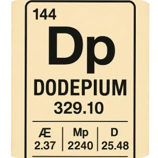 👍 144 Dp DODEPIUM 329.10 AE 2.37 Mp 2240 D 25.48 telegram sticker