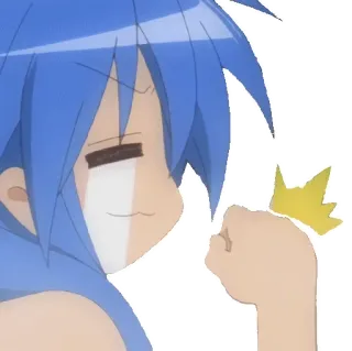 ✊️ Anime, Chica, Puño, Brillo, Lindo telegram sticker