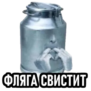 👽 ФЛЯГА СВИСТИТ whatsapp sticker