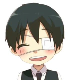 😄 Anime, Manga, Charakter, Kawaii, Süß, Zeichnung, Illustration, Chibi telegram sticker