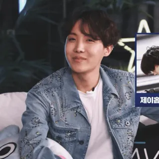 🧊 J-Hope 제이홉 J-Hope, BTS, K-pop, Muzyka, Koreański, Piosenkarz whatsapp sticker