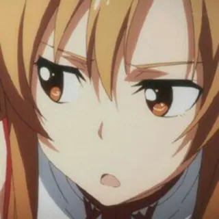 🥂 Asuna Yuuki Sword Art Online 애니메이션, 소녀, 소드 아트 온라인, 아스나, 유우키 telegram sticker