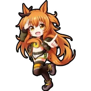 😍 Anime, Chibi, Mignon, Personnage, Kawaii telegram sticker