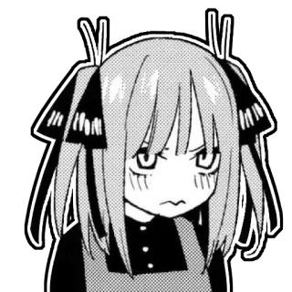 😖 Nino Nakano The Quintessential Quintuplets Anime, Manga, Nino Nakano, The Quintessential Quintuplets, Marah, Kesal whatsapp sticker