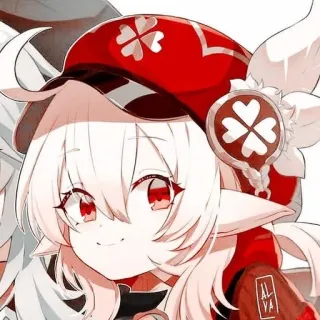 🤠 Klee Genshin Impact Klee, Genshin Impact, anime, videogioco, personaggio, carino, rosso telegram sticker