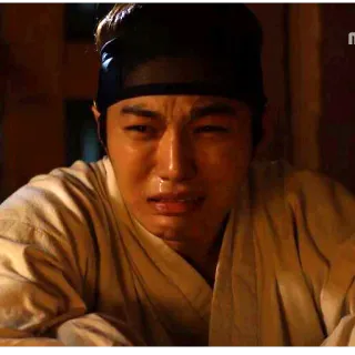 😭 piangere, triste, emozione, arrabbiato, uomo, asiatico, faccia, lacrime whatsapp sticker